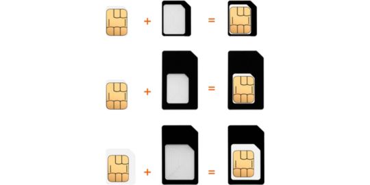Adaptateur carte SIM ESSENTIELB Kit adaptateur SIM + Epingle d'ejection