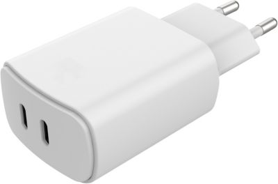 Chargeur USB C ESSENTIELB 20W USB-C x2 blanc