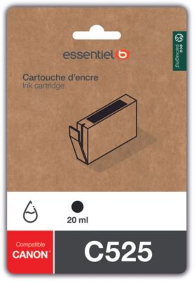 Cartouche d'encre ESSENTIELB C525 Noir