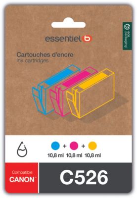 Cartouche d'encre ESSENTIELB C526 3 couleurs