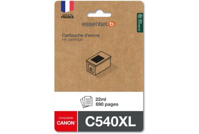 Cartouche d'encre ESSENTIELB C540 XL Noir