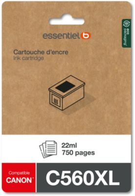 Cartouche d'encre ESSENTIELB C560 XL Noir