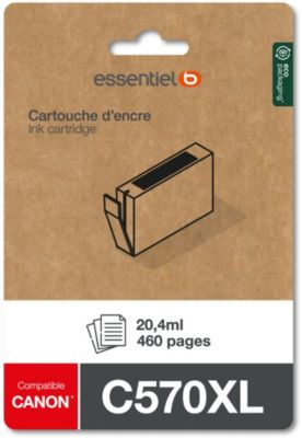 Cartouche d'encre ESSENTIELB C570 XL NOIR