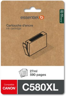 Cartouche d'encre ESSENTIELB C580 XXL Noir