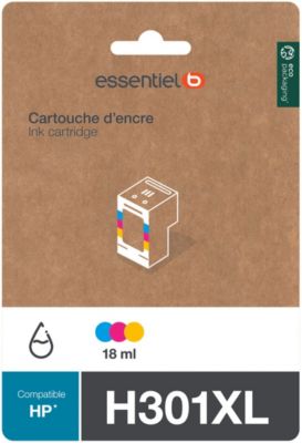 Cartouche d'encre ESSENTIELB H301 XL 3 couleurs
