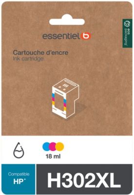 Cartouche d'encre ESSENTIELB H302 XL 3 couleurs