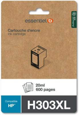 HP Cartouche d'encre 303XL 3YN10AE originale Noir / 3 couleurs 12/10 ml  (noir / blanc / couleur) 600/415 pages (noir / blanc / couleur) (2 pièces),  vous recevrez 1 paquet de 2 pièces : : High-tech