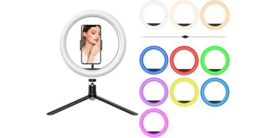 Ring light ESSENTIELB Anneau de lumière 10''