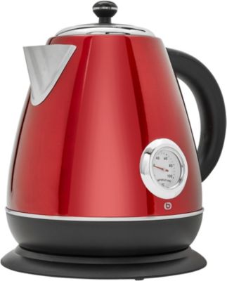 Bouilloire avec réglage de température 1,7L rouge Smeg sur notre Webshop -  Steylemans