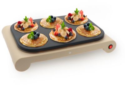 Livoo crêpière 8 mini crêpes- Maxi crêpes party 1500W