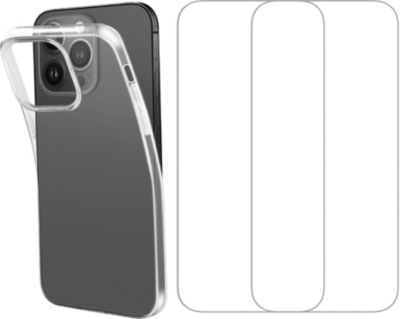 Pack ESSENTIELB Coque iPhone 14 Pro+Verre trempé