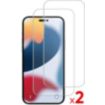 Protège écran ESSENTIELB iPhone 14 Pro Verre trempe x2