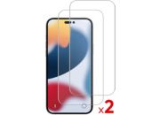 Protège écran ESSENTIELB iPhone 14 Pro Max Verre trempe x2