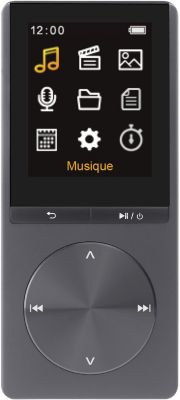 Lecteur MP4 ESSENTIELB Enjoy 4GO USB-C Gris