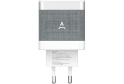 Chargeur secteur ADEQWAT USB-C x2 65W