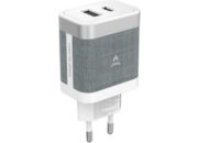 Chargeur secteur ADEQWAT USB-A et USB-C 45W