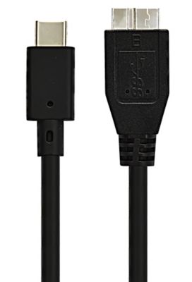 Cables USB Belkin Cordon USB C vers USB Micro-B noir. 0,9m