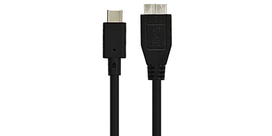 Câble USB C ESSENTIELB USB-C vers Micro USB 3.0 - 1M NOIR