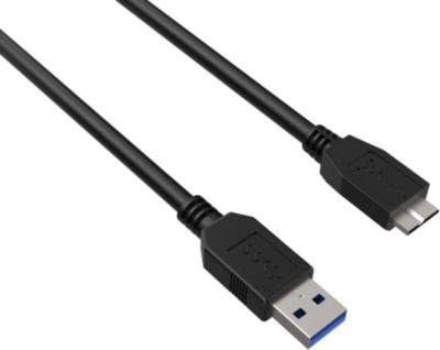 Câble USB CONECTICPLUS Rallonge USB 3.0 bleue 1m