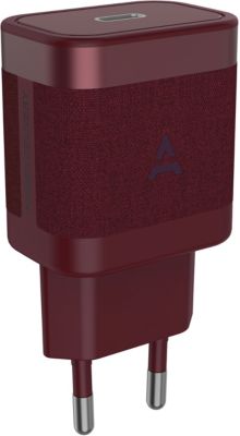 Chargeur secteur ADEQWAT 30W USB-C Dark Red