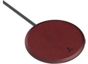 Chargeur induction ADEQWAT sans fil Dark Red ultra-plat