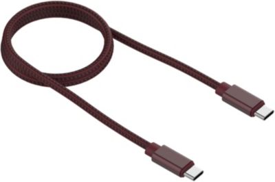 Câble USB C ADEQWAT vers USB-C Dark Red 2m