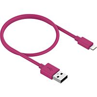 Câble Lightning ESSENTIELB vers USB 1m magenta certifié Apple