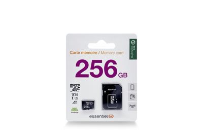 Carte Micro SD ESSENTIELB 256Go Micro SDXC
