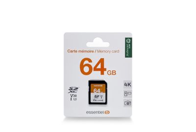 Carte SD ESSENTIELB 64Go SDXC