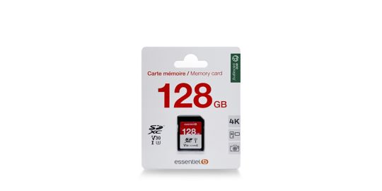 Carte SD ESSENTIELB 128Go SDXC
