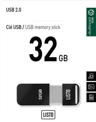 Philips Clé USB 16Go Snow edition 2.0 PHMMD16GBS200 - Plug and play