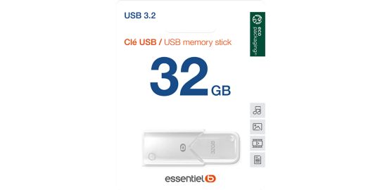Clé USB ESSENTIELB 32Go USB 3.2