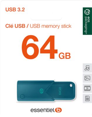 Clé USB Philips Snow Edition 64GB, USB2.0, 2-pack | bol