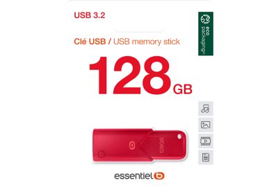 Clé USB ESSENTIELB 128Go USB 3.2