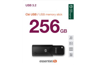 Clé USB ESSENTIELB 256Go USB 3.2