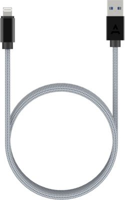 Câble Lightning ADEQWAT vers USB 2m gris certifié Apple