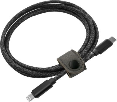 Câble Lightning ADEQWAT vers USB-C 3m noir