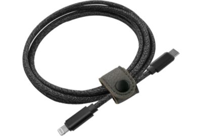 Câble Lightning ADEQWAT vers USB-C 3m noir