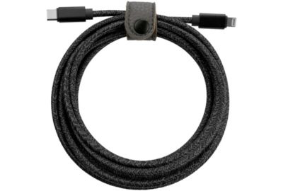 Câble Lightning ADEQWAT vers USB-C 3m noir