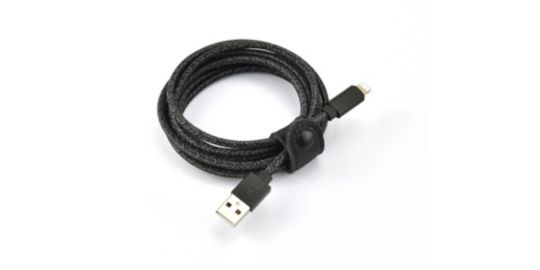 Câble Lightning ADEQWAT vers USB 2m noir certifié Apple