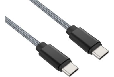 Câble USB C ADEQWAT vers USB-C gris 2m