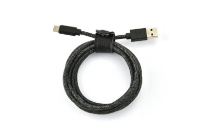 Câble USB C ADEQWAT vers USB noir 2m tréssé