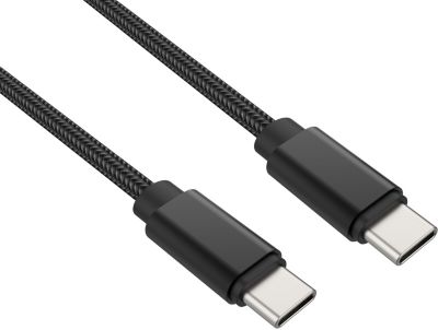 Câble USB C ADEQWAT vers USB-C noir 2m