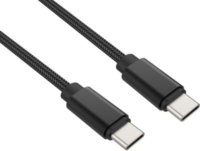 Akashi Câble 2-en-1 USB-C vers USB-C / USB-A (Noir - 1m) - USB