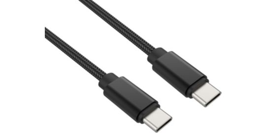 Câble USB C ADEQWAT vers USB-C noir 2m