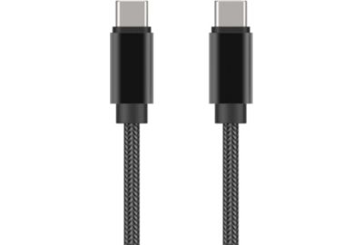 Câble USB C ADEQWAT vers USB-C noir 2m