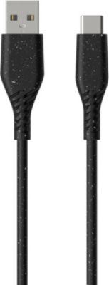Câble USB C ADEQWAT vers USB noir 2m eco design