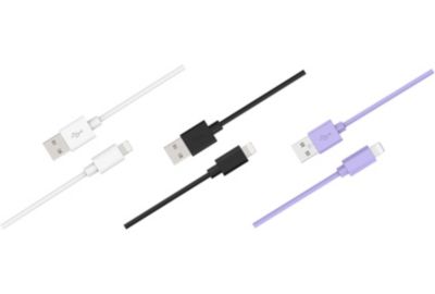 Câble Lightning ESSENTIELB pack de 3 cables 1m blanc