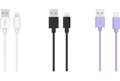 Câble Lightning ESSENTIELB pack de 3 cables 1m blanc