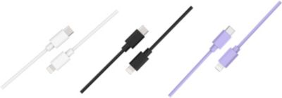 Câble Lightning ESSENTIELB pack de 3 cables USB-C 1m